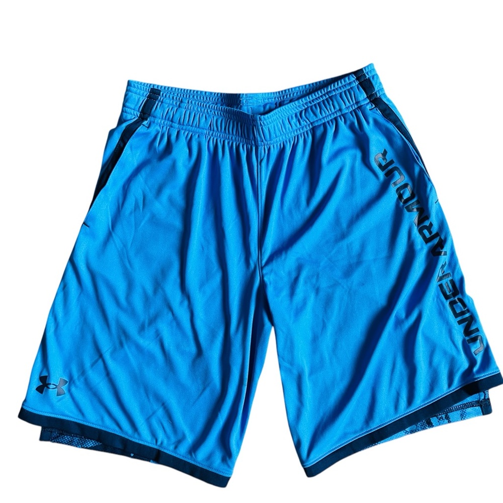 Under Armour Blue Teen Shorts.Size YLG.New